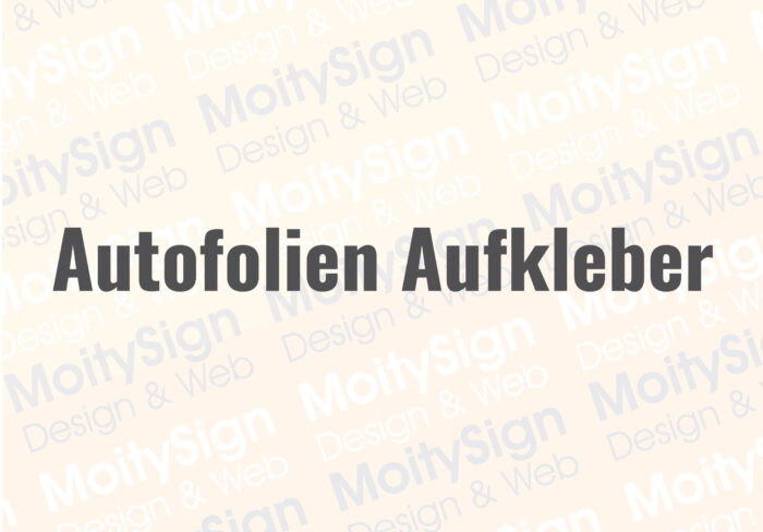 Autofolien-Aufkleber