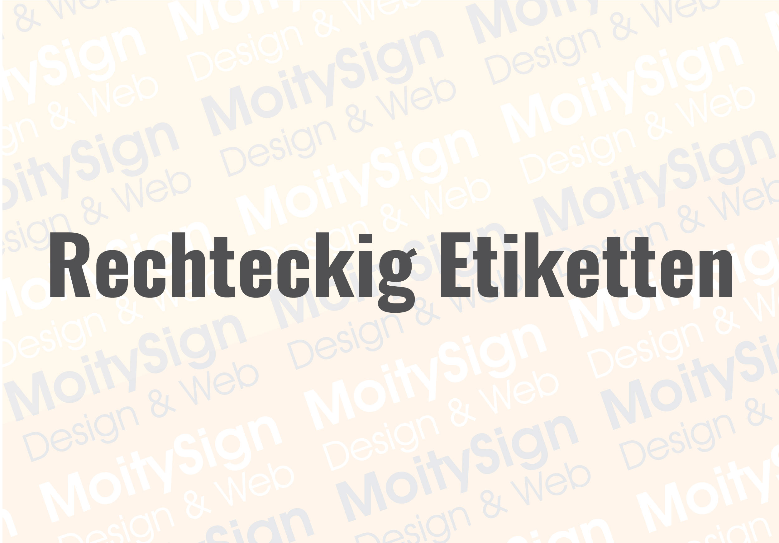 Rechteckig-Etiketten